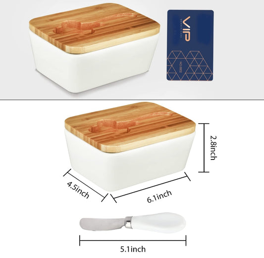 “Fresh Butter, No Mess – Smart Storage with Built-in Cutter!”